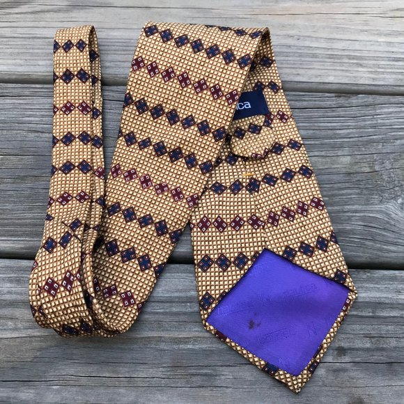 Nautica Men Tie Classic Length Necktie 100% Silk T - Picture 7 of 10